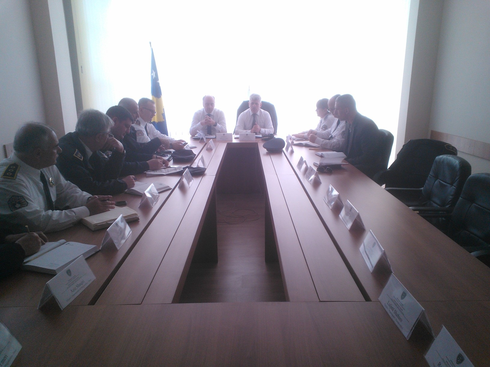 Takim i përbashkët i krerëve të Gjykatës Themelore të Gjilanit, Prokurorisë Themelore të Gjilanit dhe Drejtorisë së Policisë Rajonale të Gjilanit